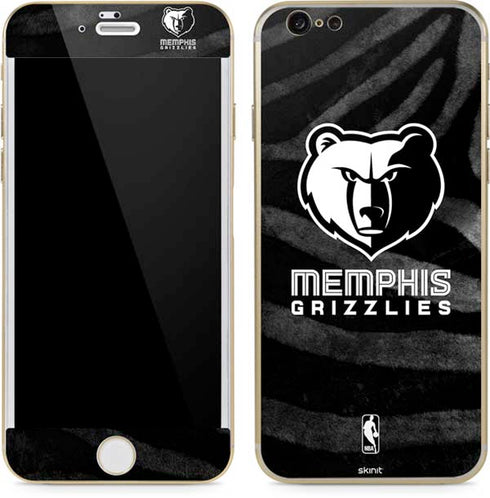 NBA Memphis Grizzlies Black Animal Print iPhone 6/6s Skin