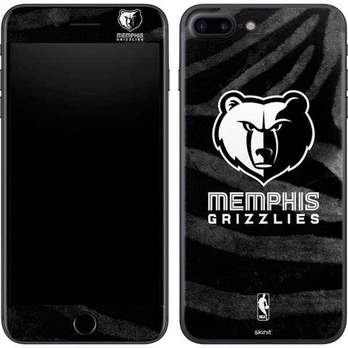 NBA Memphis Grizzlies Black Animal Print iPhone 7 Plus Skin