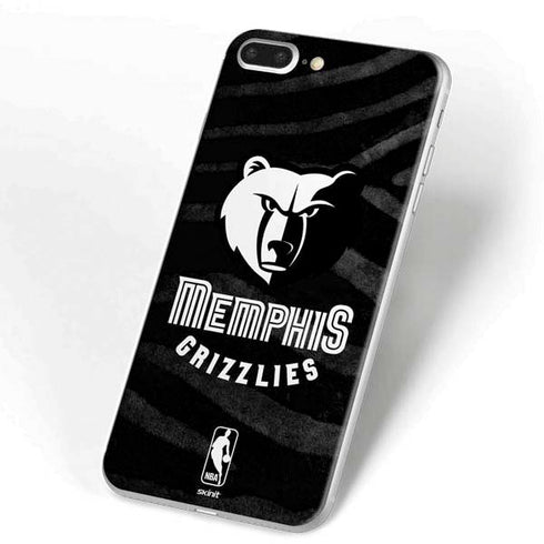 NBA Memphis Grizzlies Black Animal Print iPhone 7 Plus Skin