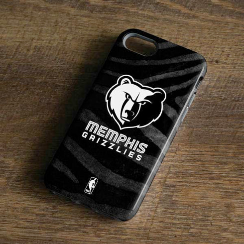 NBA Memphis Grizzlies Black Animal Print iPhone 7 Pro Case