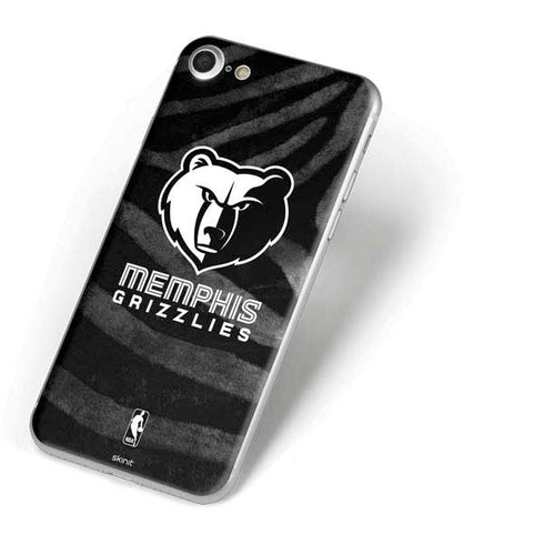 NBA Memphis Grizzlies Black Animal Print iPhone 8 Skin