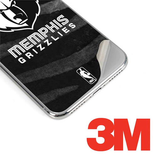NBA Memphis Grizzlies Black Animal Print iPhone XS Max Skin