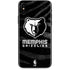 NBA Memphis Grizzlies Black Animal Print iPhone XS Skin