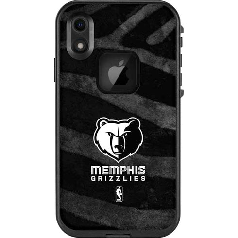 NBA Memphis Grizzlies Black Animal Print LifeProof Fre iPhone Skin