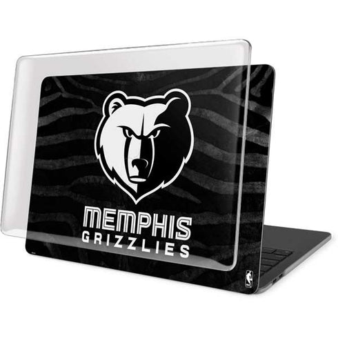 NBA Memphis Grizzlies Black Animal Print MacBook Pro 15in (2016-19) Case plus Skin