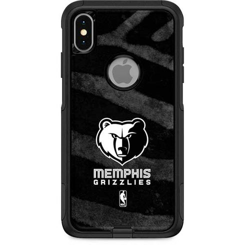 NBA Memphis Grizzlies Black Animal Print Otterbox Commuter iPhone Skin