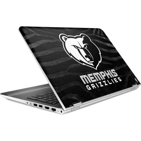 NBA Memphis Grizzlies Black Animal Print HP Pavilion Skin
