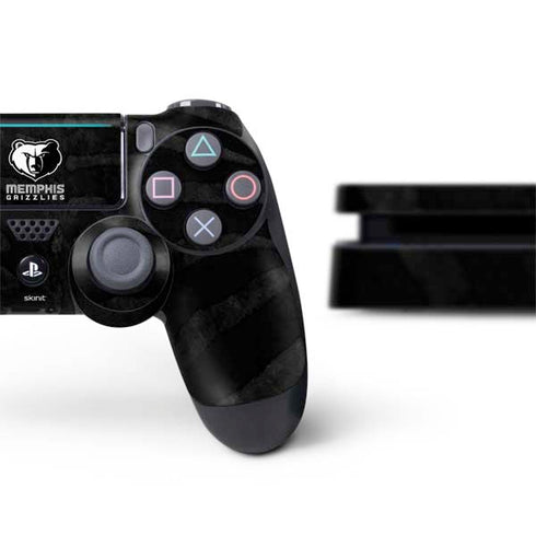 NBA Memphis Grizzlies Black Animal Print PS4 Slim Bundle Skin