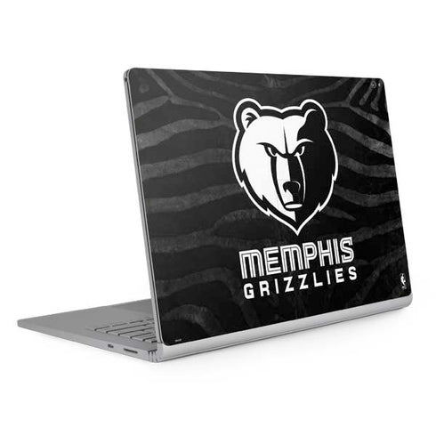 NBA Memphis Grizzlies Black Animal Print Surface Book 2 15in Skin
