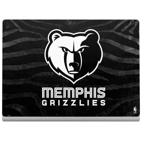 NBA Memphis Grizzlies Black Animal Print Surface Book 2 15in Skin