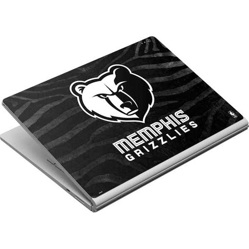 NBA Memphis Grizzlies Black Animal Print Surface Book Skin