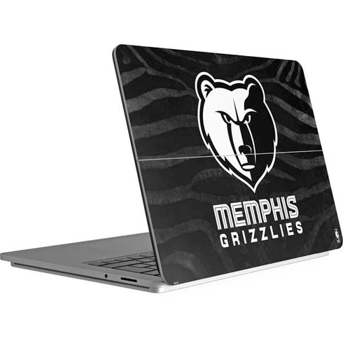 NBA Memphis Grizzlies Black Animal Print Surface Laptop Studio Skin