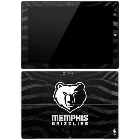 NBA Memphis Grizzlies Black Animal Print Surface Pro 3 Skin