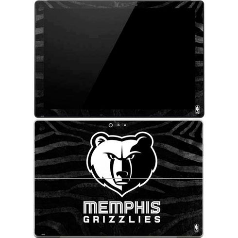 NBA Memphis Grizzlies Black Animal Print Surface Pro 4 Skin