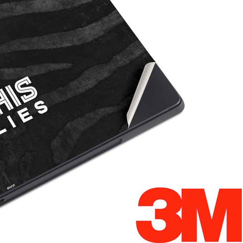 NBA Memphis Grizzlies Black Animal Print Surface Pro 6 Skin