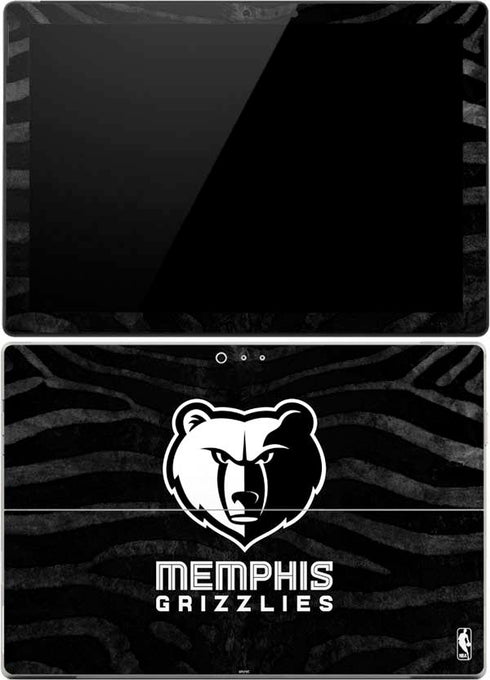NBA Memphis Grizzlies Black Animal Print Surface Pro (2017) Skin