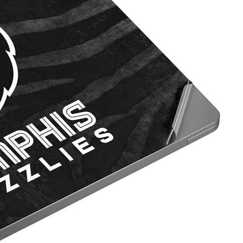 NBA Memphis Grizzlies Black Animal Print Universal Laptop 18in (14.6 x 10.6in) Skin