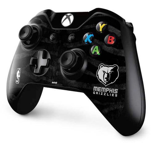NBA Memphis Grizzlies Black Animal Print Xbox One Controller Skin