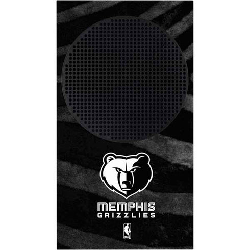 NBA Memphis Grizzlies Black Animal Print Xbox Series S Console Skin