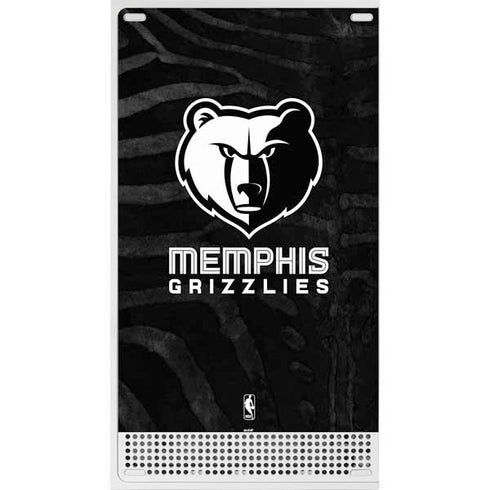 NBA Memphis Grizzlies Black Animal Print Xbox Series S Console Skin