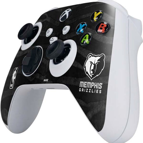 NBA Memphis Grizzlies Black Animal Print Xbox Series S Controller Skin