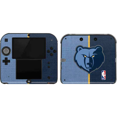 NBA Memphis Grizzlies Canvas Nintendo 2DS Skin
