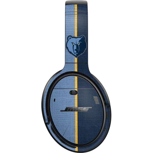 NBA Memphis Grizzlies Canvas Bose QuietComfort 35 Headphones Skin