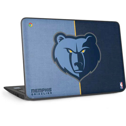 NBA Memphis Grizzlies Canvas HP Chromebook Skin