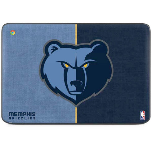 NBA Memphis Grizzlies Canvas HP Chromebook Skin