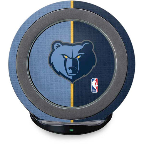 NBA Memphis Grizzlies Canvas Fast Charge Wireless Charging Stand Skin