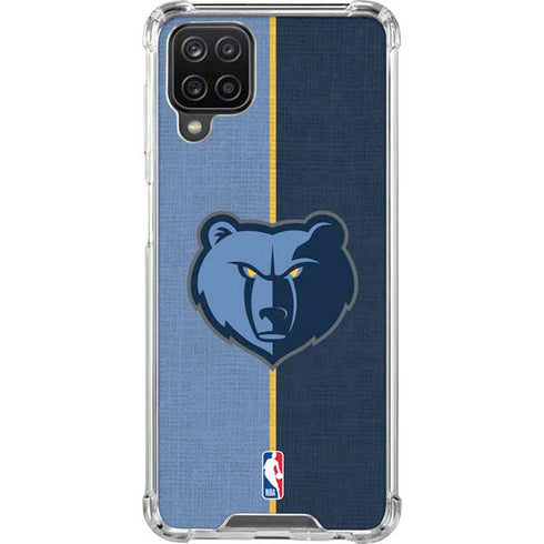 NBA Memphis Grizzlies Canvas Galaxy A12 Clear Case