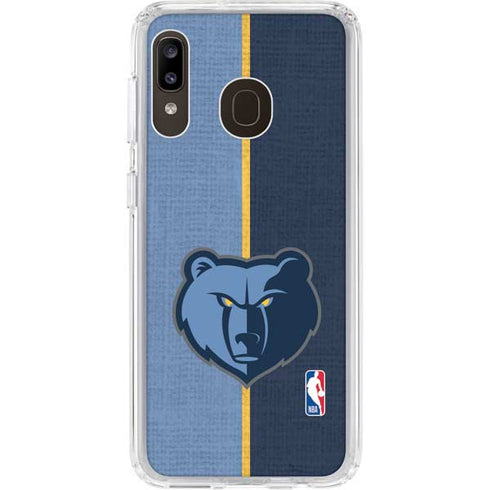 NBA Memphis Grizzlies Canvas Galaxy A20 Clear Case