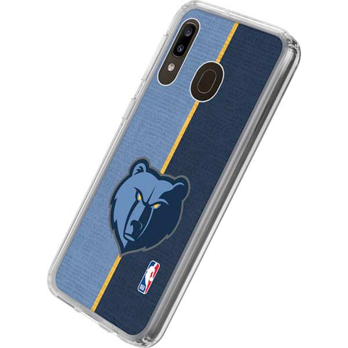 NBA Memphis Grizzlies Canvas Galaxy A20 Clear Case