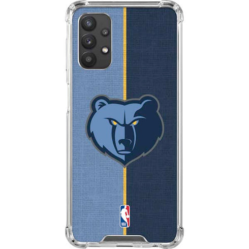 NBA Memphis Grizzlies Canvas Galaxy A32 5G Clear Case