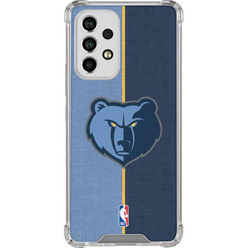 NBA Memphis Grizzlies Canvas Galaxy A53 5G Clear Case