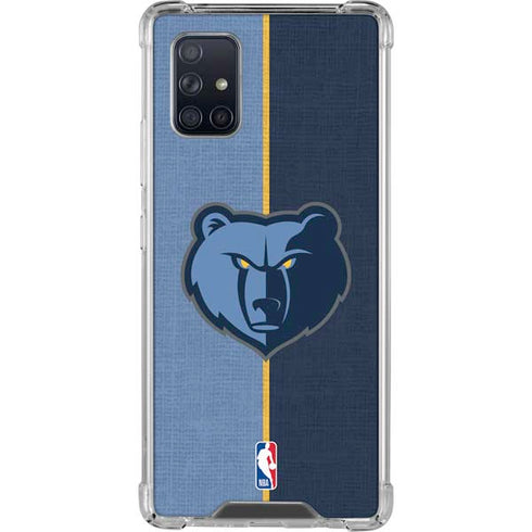NBA Memphis Grizzlies Canvas Galaxy A71 5G Clear Case