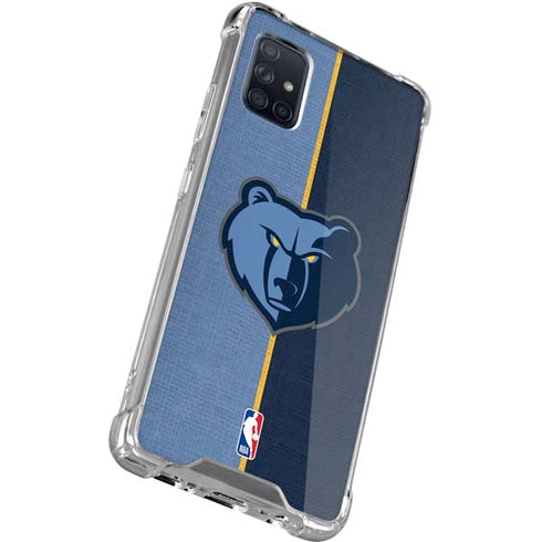 NBA Memphis Grizzlies Canvas Galaxy A71 5G Clear Case