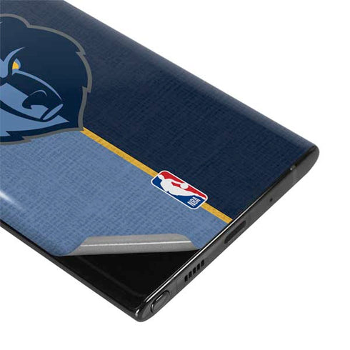 NBA Memphis Grizzlies Canvas Galaxy Note 10 Plus Skin