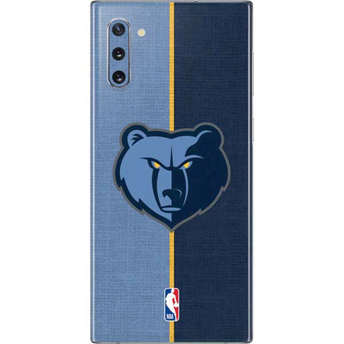 NBA Memphis Grizzlies Canvas Galaxy Note 10 Skin