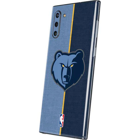NBA Memphis Grizzlies Canvas Galaxy Note 10 Skin