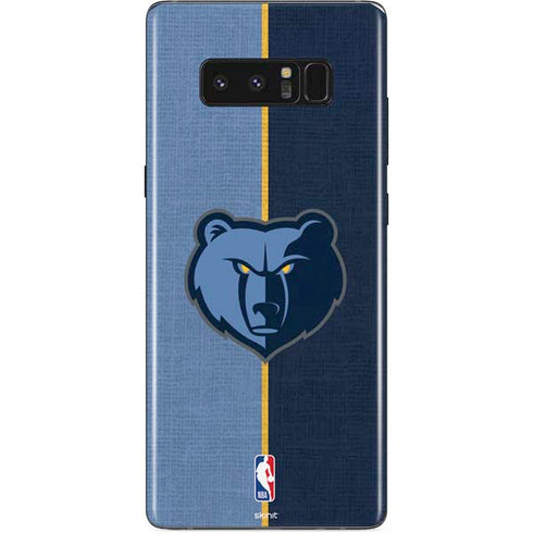 NBA Memphis Grizzlies Canvas Galaxy Note 8 Skin