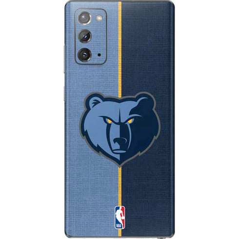 NBA Memphis Grizzlies Canvas Galaxy Note20 5G Skin