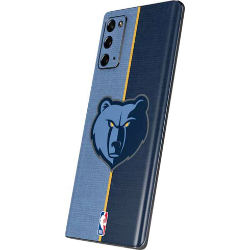NBA Memphis Grizzlies Canvas Galaxy Note20 5G Skin