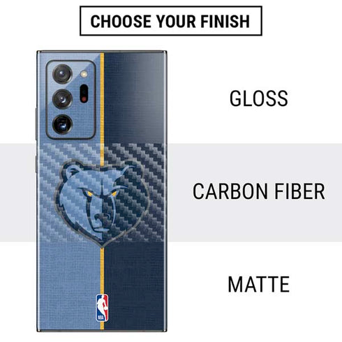 NBA Memphis Grizzlies Canvas Galaxy Note20 Ultra 5G Skin