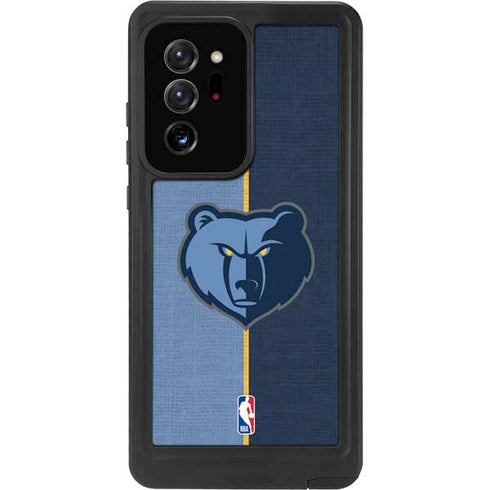 NBA Memphis Grizzlies Canvas Galaxy Note20 Ultra 5G Waterproof Case