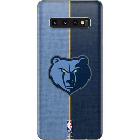 NBA Memphis Grizzlies Canvas Galaxy S10 Skin