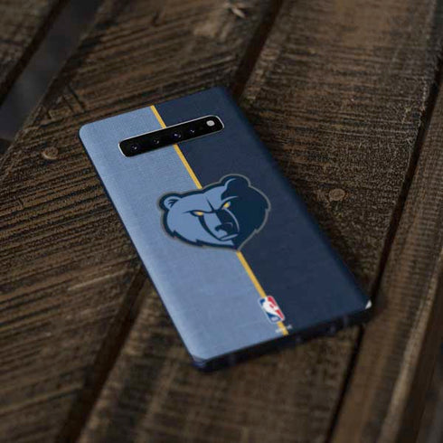 NBA Memphis Grizzlies Canvas Galaxy S10 Skin