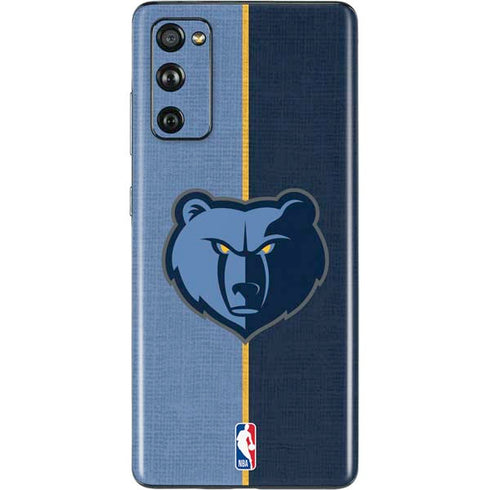 NBA Memphis Grizzlies Canvas Galaxy S20 Fan Edition Skin
