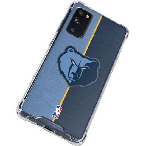 NBA Memphis Grizzlies Canvas Galaxy S20 FE Clear Case