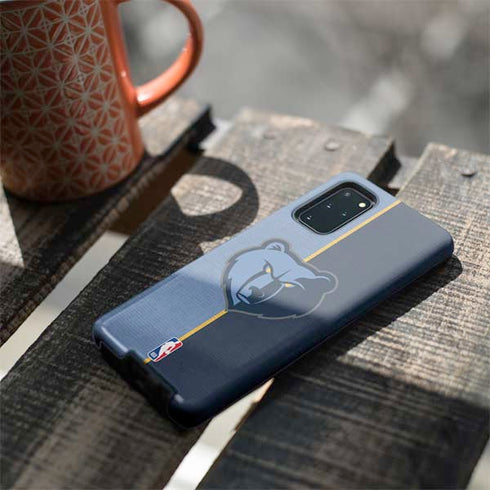 NBA Memphis Grizzlies Canvas Galaxy S20 Plus Pro Case